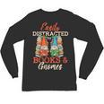 Reading Gnomes Cute Easily Distracted By Books And Gnomes Unisex Long Sleeve T-Shirt Reading Gnomes Cute Easily Distracted By Books And Gnomes Unisex Long Sleeve T-Shirt