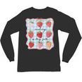 Reading Is My Jam Preppy Stawberry Bookworm Book Lover Nerd Unisex Long Sleeve T-Shirt