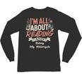 Reading And Motorcycle Life For Bikers Who Love Books Unisex Long Sleeve T-Shirt