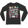 Reading Is Self-Care Book Lover Teacher Student Men Women Unisex Long Sleeve T-Shirt