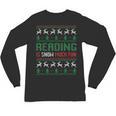 Reading Is Snow Much Fun Winter Bookworm Reading Book Lovers Unisex Long Sleeve T-Shirt
