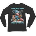 Reading Snow So Many Books Christmas Snow Little Time Unisex Long Sleeve T-Shirt