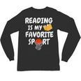 Reading Is My Tee Favorite Sport Basketball World Book Day Unisex Long Sleeve T-Shirt
