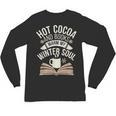 Reading All Winter Cozy Book Lover And Literary Escape Unisex Long Sleeve T-Shirt