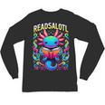Readsalotl Axolotl Book Lovers Axolotls Unisex Long Sleeve T-Shirt Readsalotl Axolotl Book Lovers Axolotls Unisex Long Sleeve T-Shirt