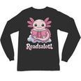 Readsalotl Axolotl Reading Cute Book Lover Bookworm Unisex Long Sleeve T-Shirt Readsalotl Axolotl Reading Cute Book Lover Bookworm Unisex Long Sleeve T-Shirt