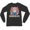 Readsolotl Axolotl Reading Book Lover Kawaii Bookworms Unisex Long Sleeve T-Shirt Readsolotl Axolotl Reading Book Lover Kawaii Bookworms Unisex Long Sleeve T-Shirt