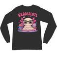 Readsolotl Pink Kawaii Axolotl Book Lover Reading Unisex Long Sleeve T-Shirt Readsolotl Pink Kawaii Axolotl Book Lover Reading Unisex Long Sleeve T-Shirt