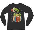 Retro Christmas Ornament Book Christmas Teacher Librarian Unisex Long Sleeve T-Shirt