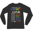 Retro Librarian Book Reader Library Book Reading Unisex Long Sleeve T-Shirt