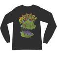 Rugrats Reptar Distressed Comic Book Style Cartoon Unisex Long Sleeve T-Shirt