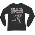Run Like Your Book Boyfriend Is Waiting Runner Reader Unisex Long Sleeve T-Shirt