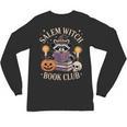 Salem Witch Book Club Bookish Halloween Raccoon Witchcraft Unisex Long Sleeve T-Shirt