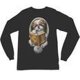 Shih Tzu Book How To Train Your Human Funny Dog Motif Unisex Long Sleeve T-Shirt