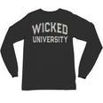 Silly WICKED UNIVERSITY Introvert Salem 1692 Senior 2025 Unisex Long Sleeve T-Shirt