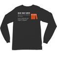 Six Seven Meme Reading Book Lover 6-7 67 Definition Unisex Long Sleeve T-Shirt