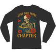 Skeleton Read Book Just One More Chapter Floral Book Lover Unisex Long Sleeve T-Shirt Skeleton Read Book Just One More Chapter Floral Book Lover Unisex Long Sleeve T-Shirt