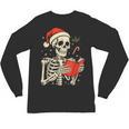 Skeleton Reading Book Christmas Teacher Librarian Book Lover Unisex Long Sleeve T-Shirt Skeleton Reading Book Christmas Teacher Librarian Book Lover Unisex Long Sleeve T-Shirt