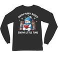 Snow Many Books Snow Little Time Snowman Reading Book Unisex Long Sleeve T-Shirt Snow Many Books Snow Little Time Snowman Reading Book Unisex Long Sleeve T-Shirt