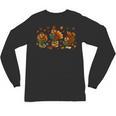 Teacher Fall Thanksgiving Turkey Reading Books Lovers Unisex Long Sleeve T-Shirt