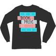 Threadless Grey Sky Chai Trans Book Pride Graphic Unisex Long Sleeve T-Shirt