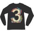 Toddler 3rd Birthday Books Themed 3 Year Old Boys Kids Girls Unisex Long Sleeve T-Shirt