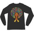 History Month Afro Women Book Lover Librarian Teacher Unisex Long Sleeve T-Shirt