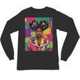 History Month Educated Black Women Girls Reading Book Unisex Long Sleeve T-Shirt