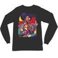 History Woman Reading Book Geometric Girl Educated Unisex Long Sleeve T-Shirt