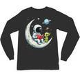 UFO Alien Astronaut Reading Book In Space Unisex Long Sleeve T-Shirt UFO Alien Astronaut Reading Book In Space Unisex Long Sleeve T-Shirt