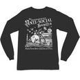 Unapologetically Antisocial Book Club Meets Weekly Retro Unisex Long Sleeve T-Shirt