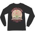 Unearth a Story 2026 Summer Reading Program Flowers Book Unisex Long Sleeve T-Shirt