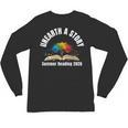 Unearth a Story 2026 Summer Reading Program Tree Book Unisex Long Sleeve T-Shirt