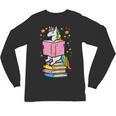 Unicorn Read Reading Book Librarian America Girls Women Unisex Long Sleeve T-Shirt Unicorn Read Reading Book Librarian America Girls Women Unisex Long Sleeve T-Shirt