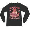 Valentine All Booked For Valentines Book Lovers Teacher Kid Unisex Long Sleeve T-Shirt