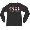 Valentine Goose Forget Flowers Buy Me Books Bookish Quote Unisex Long Sleeve T-Shirt