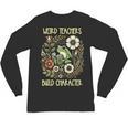 Weird Teachers Build Character Frog Reading Book Librarian Unisex Long Sleeve T-Shirt