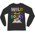 Wild About Reading Books Reader Bookworm Animals Book Lover Unisex Long Sleeve T-Shirt Wild About Reading Books Reader Bookworm Animals Book Lover Unisex Long Sleeve T-Shirt