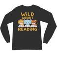 Wild About Reading Cute Animal Book Lover Kids Unisex Long Sleeve T-Shirt Wild About Reading Cute Animal Book Lover Kids Unisex Long Sleeve T-Shirt