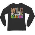 Wild About Reading Library Day Reading Books & Bookworm Unisex Long Sleeve T-Shirt Wild About Reading Library Day Reading Books & Bookworm Unisex Long Sleeve T-Shirt