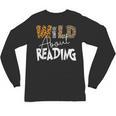 WILD ABOUT READING Reading Books Bookworm Library Day Unisex Long Sleeve T-Shirt