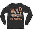 Wild About Reading Teacher Reading Books Back To School Unisex Long Sleeve T-Shirt