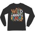 Wild About Reading Zoo Animals Books Reader Lover Unisex Long Sleeve T-Shirt Wild About Reading Zoo Animals Books Reader Lover Unisex Long Sleeve T-Shirt