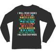 I Will Read Book On Boat Words For Kids Unisex Long Sleeve T-Shirt