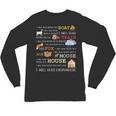 I Will Read Books On a Boat & Everywhere Reading Unisex Long Sleeve T-Shirt