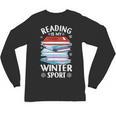 Winter Reading Book Bookworm Winter Unisex Long Sleeve T-Shirt