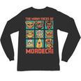 Women's DCC Many Faces Of Mordecai Grid Gamer Series Book Unisex Long Sleeve T-Shirt Women's DCC Many Faces Of Mordecai Grid Gamer Series Book Unisex Long Sleeve T-Shirt