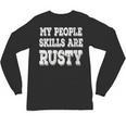 Women's My People Skills Are Rusty Introvert SPN Moments Unisex Long Sleeve T-Shirt Women's My People Skills Are Rusty Introvert SPN Moments Unisex Long Sleeve T-Shirt