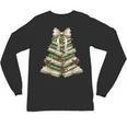 Xmas Tree Books Merry Christmas Coquette Bow Teacher Holiday Unisex Long Sleeve T-Shirt Xmas Tree Books Merry Christmas Coquette Bow Teacher Holiday Unisex Long Sleeve T-Shirt