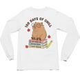 100 Days Of Chill Cute Capybara School Book Lover Unisex Long Sleeve T-Shirt 100 Days Of Chill Cute Capybara School Book Lover Unisex Long Sleeve T-Shirt